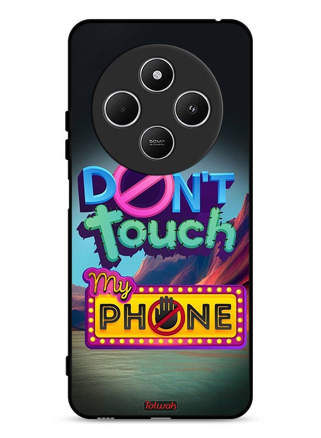 Tolwak Xiaomi Redmi 14C 4G Protective Case Cover Do Not Touch My Phone - Image 1