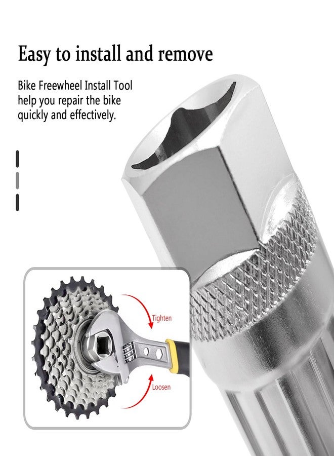 Quacc Bicycle Freewheel Remover Tool Mountain Bike Bottom Bracket Removal Compatible with Shimano Sunrace Sram Dnp - Image 5