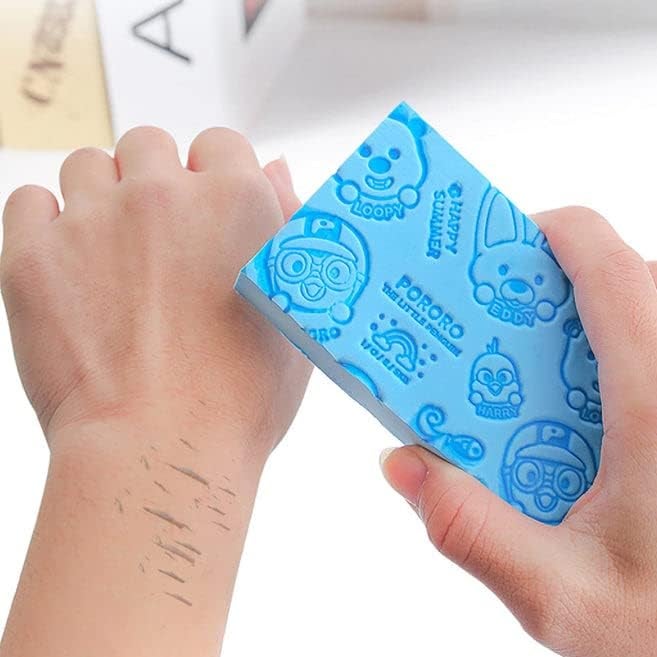 SMARTCAM SMARTCAM Ultra Soft Exfoliating Sponge Bath Brush  Asian Bath Sponge For Shower  Japanese Spa Cellulite Massager  Dead Skin Remover Sponge For Body Pack of 1 MULTICOLOUR  - Image 4