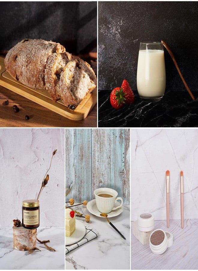 Yoocheese Product Photography Backdrops kit 16x13.3": Textured Surface for Product Photos, Food Photography, Jewelry Photoshoot - Small Background for E-commerce seller Content Creator.（7pcs/14color） - Image 4