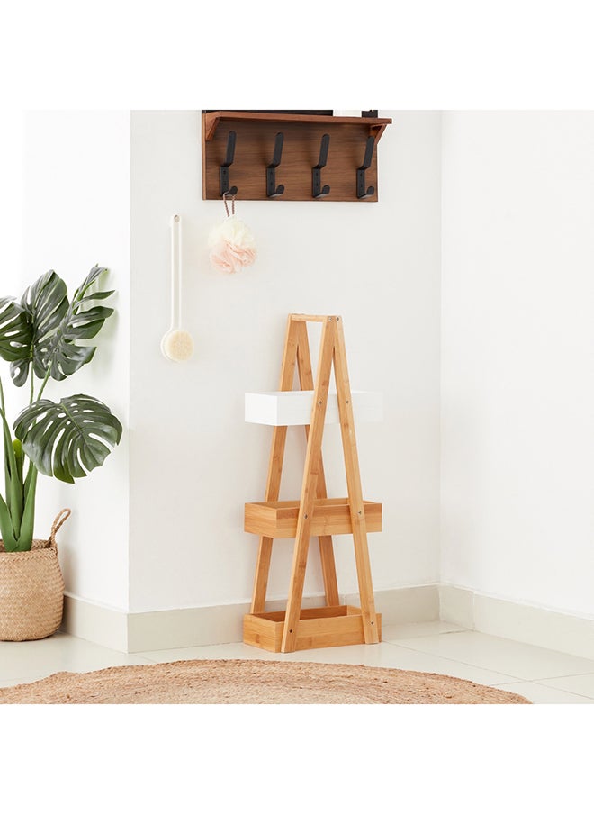 Home Box Lexus 3-Tier Triangular Bath Rack 30 x 80 x 18 cm  - Image 1