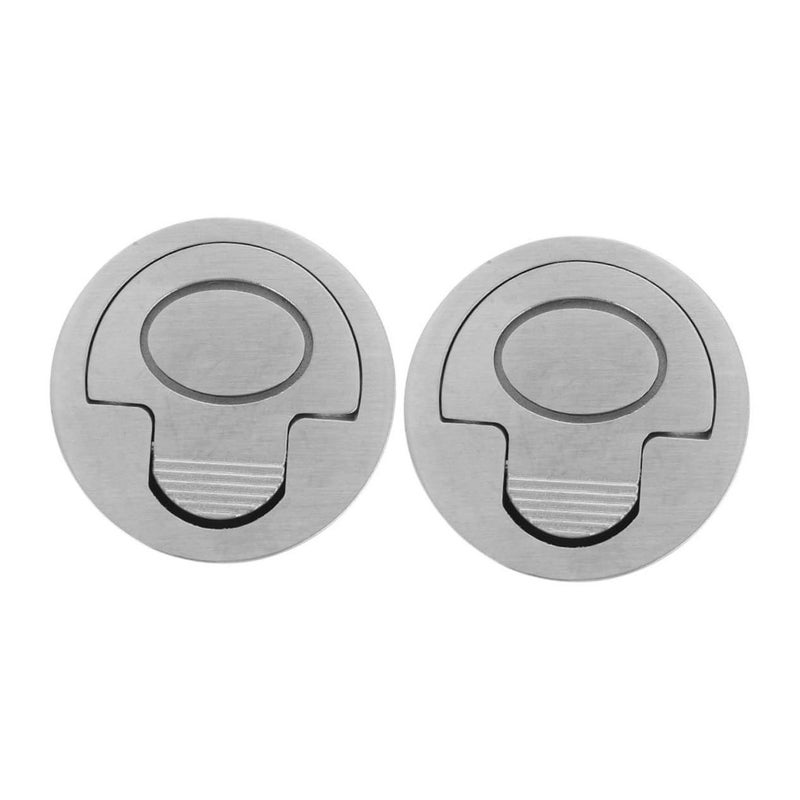 2Pcs Flush Mount Recessed Boat Hatch Handle Pulls Marine Cabinet Lift Hardware - Image 2