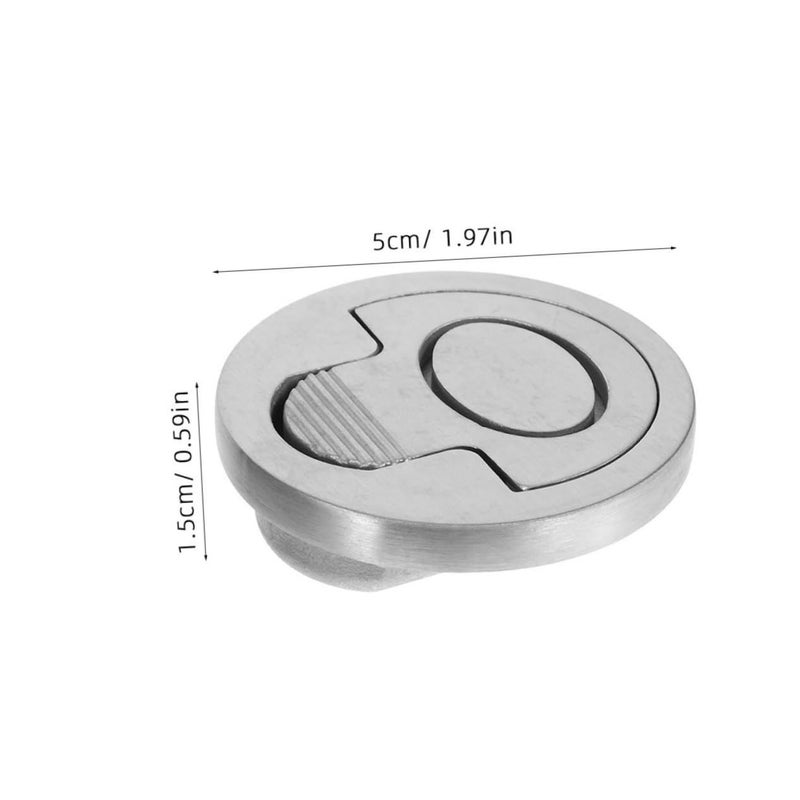 2Pcs Flush Mount Recessed Boat Hatch Handle Pulls Marine Cabinet Lift Hardware - Image 3