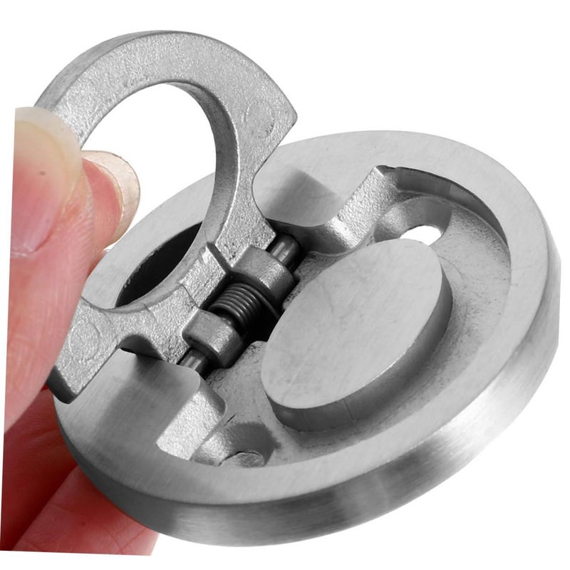 2Pcs Flush Mount Recessed Boat Hatch Handle Pulls Marine Cabinet Lift Hardware - Image 5