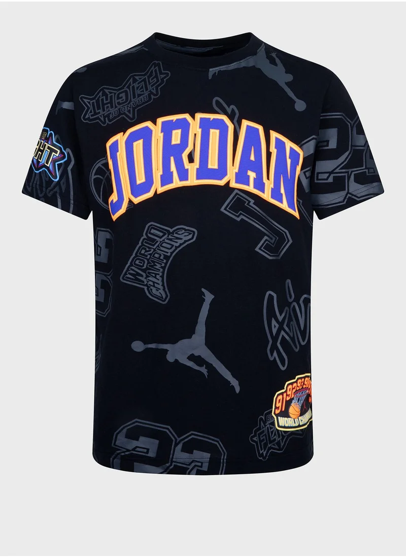 Jordan Kids Jordan Jersey Patch T-Shirt