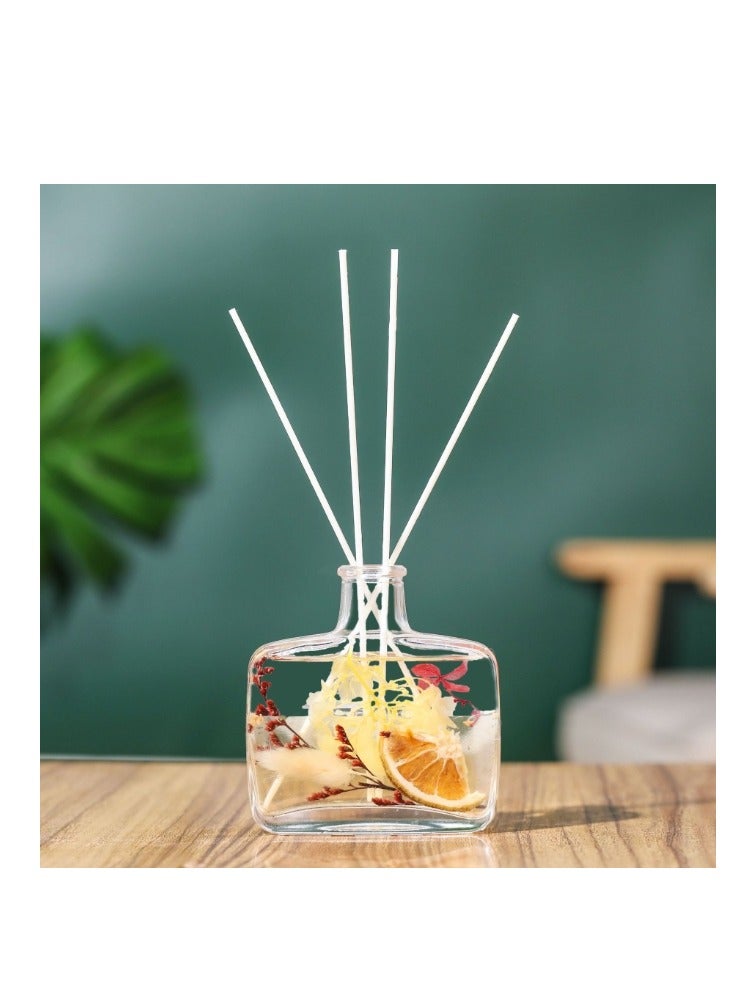 OASIS-TH Flower Reed Diffuser Set Scent Diffuser With Sticks Home Fragrance Flower Diffuser For Home Office Bathroom Shelf Decor Salvia Scent 100 ml  - Image 2