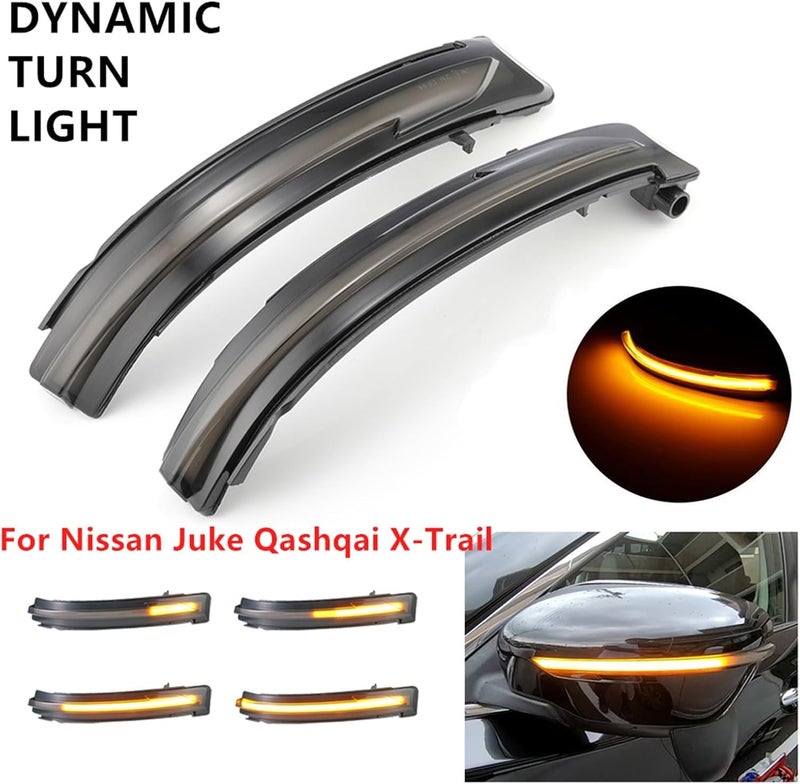 QASULER Dynamic Flowing Side Mirror LED Turn Signal Light - Image 2