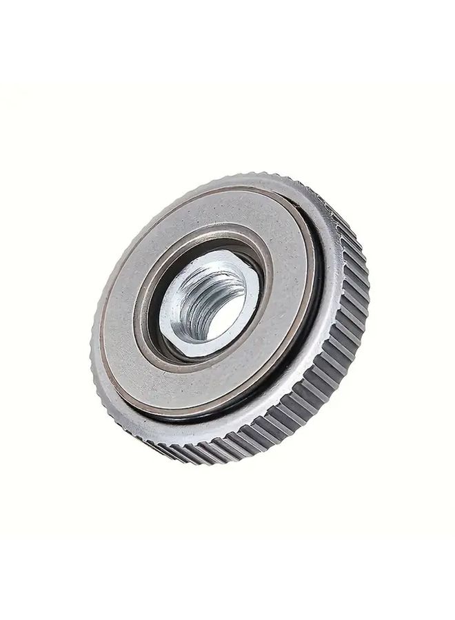 M14 Self Locking Pressure Plate Thread Quick Release Nut Clamping Equipment Tool Accessory 1pc Silver - Image 4