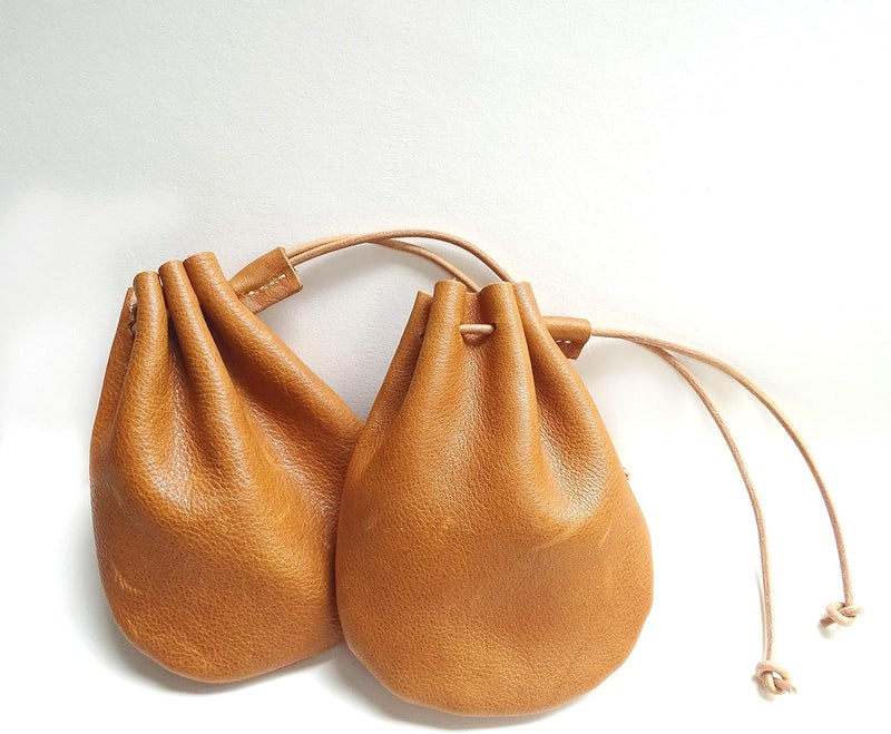 Analys CC Fantastic Workmanship Genuine Leather Drawstring Coin Purse - Image 5