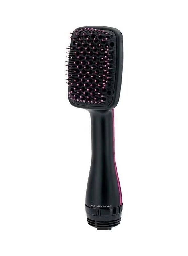 BGM Professional Multi Function Electric Hair Blow Brush Black - Image 2