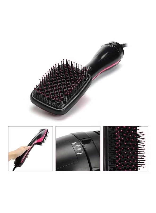 BGM Professional Multi Function Electric Hair Blow Brush Black - Image 4