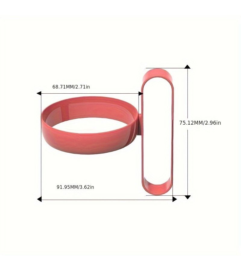 7 Pcs Random Color Paper Cup Holders Simple Plastic Racks for Office Bathroom - Image 2