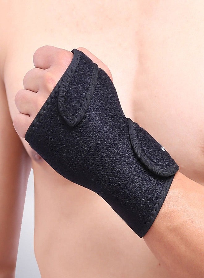 SUPVOX Sports Wrist Support Brace with Steel Board Protective Palm Splint for Carpal Tunnel Tendonitis Relief Right Hand Comfortable Design - Image 3
