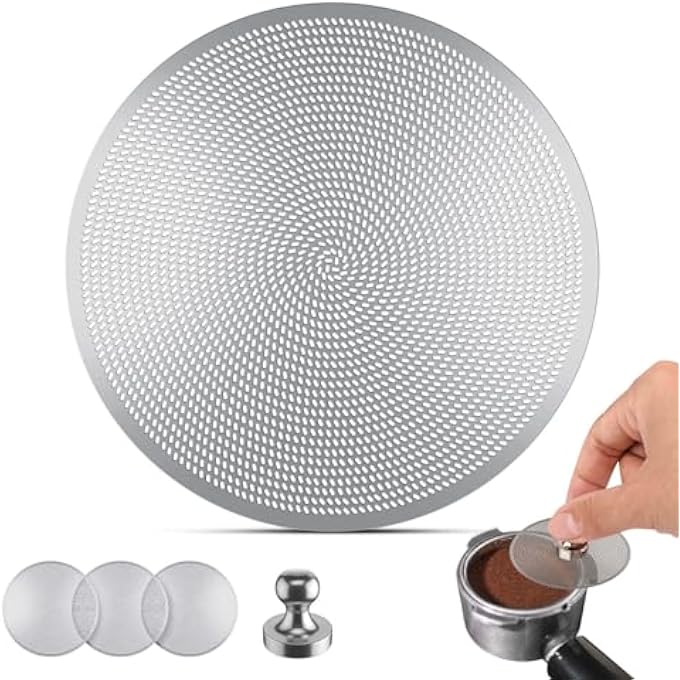 Unity 3 Pcs 51Mm Espresso Puck Screen  02Mm Ultra Thin Puck Screen Stainless Steel Reusable Coffee Filter Compatible With Espresso Machine 51Mm Portafilter Basket - Image 1
