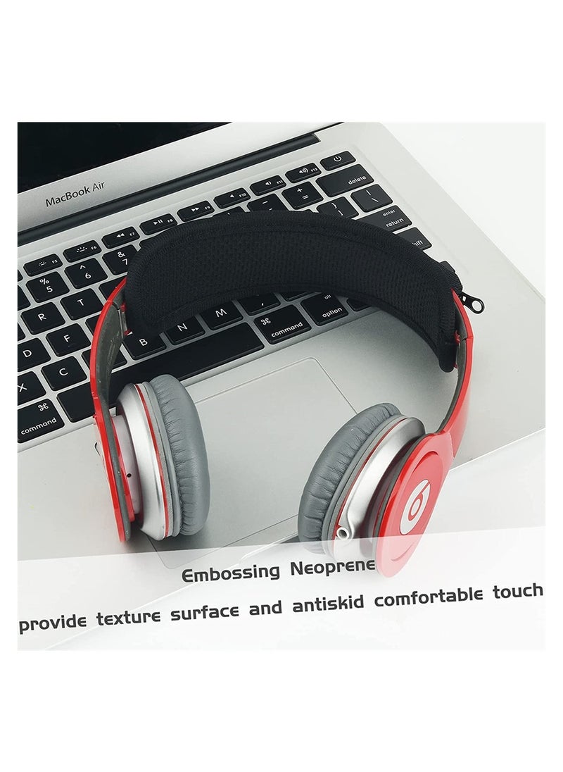KASTWAVE - Universal Replacement Headband Cushion Pad Cover Protector Compatible with for ATH M50X, for QC 35i/35ii, for QC25, for Solo 2/Solo 3, for Studio 2/3 Headphones, Cushion Protector Pad for Headphones - Image 1