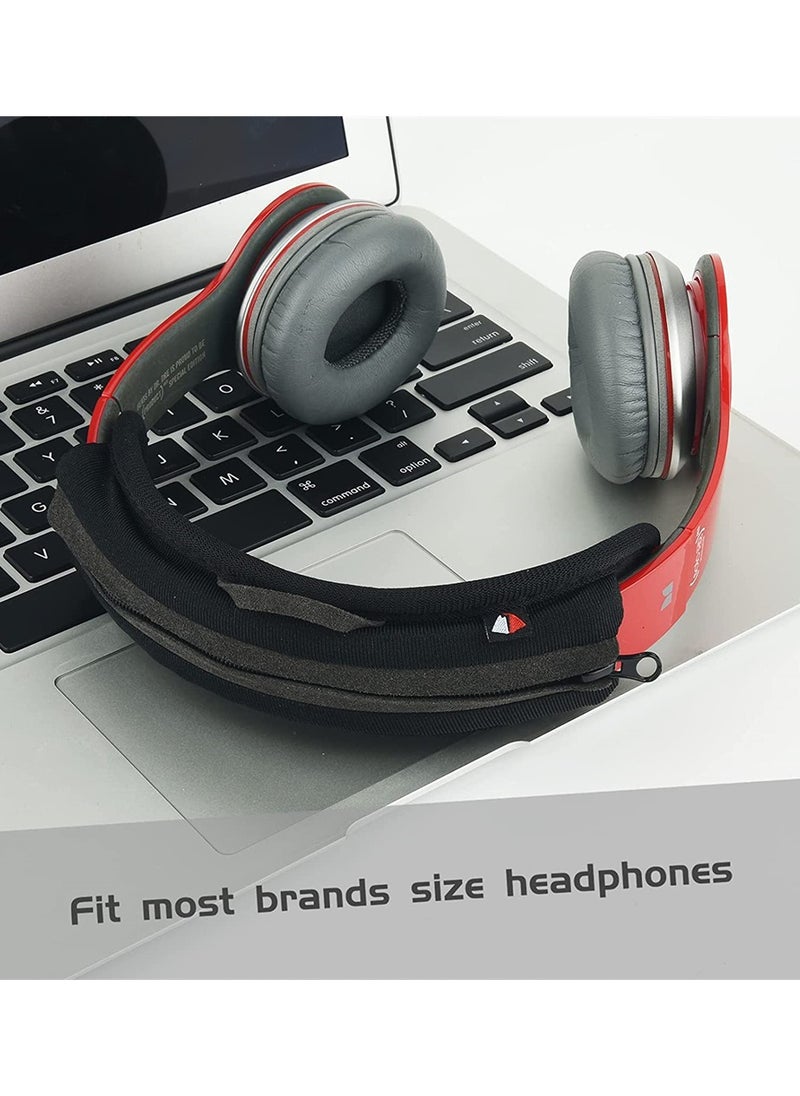 KASTWAVE - Universal Replacement Headband Cushion Pad Cover Protector Compatible with for ATH M50X, for QC 35i/35ii, for QC25, for Solo 2/Solo 3, for Studio 2/3 Headphones, Cushion Protector Pad for Headphones - Image 1