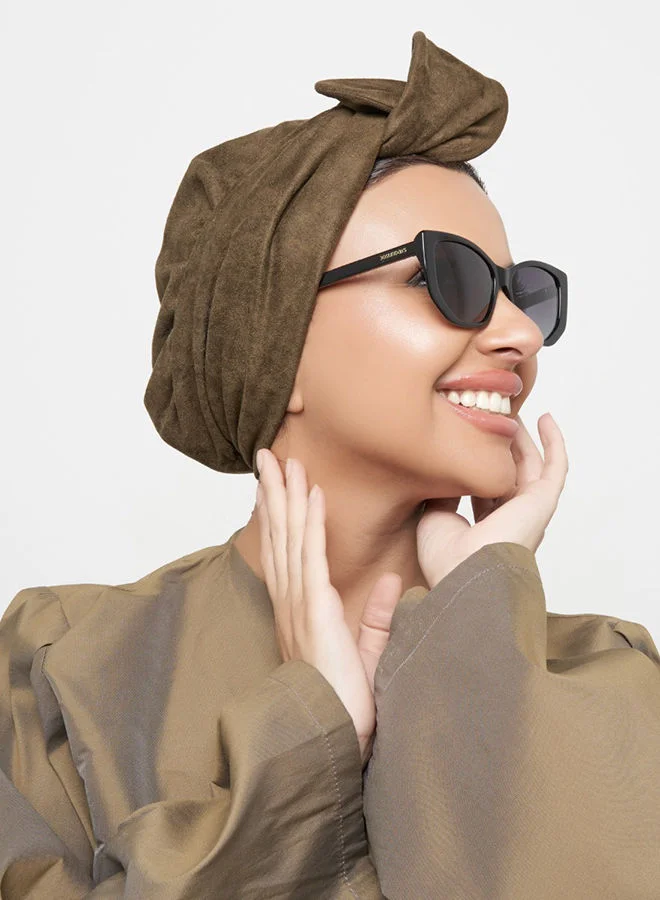 30 سندايز نظارة شمسية نسائية 30Sundays BRIAR سداسية بحماية UV400 أسود