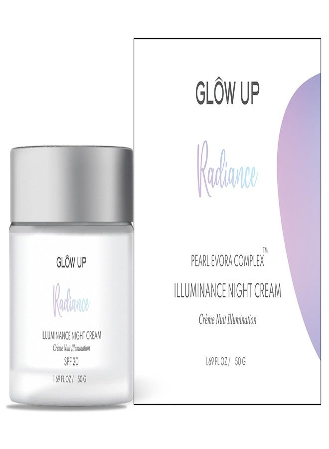 جلو اب كريم ليلي مُضيء ومُشرق لبشرة مُشرقة | يُعزز الترطيب | مع كلير بلانش 2 وديرماوايت | يُحسّن ملمس البشرة | 50 غرام - Image 1