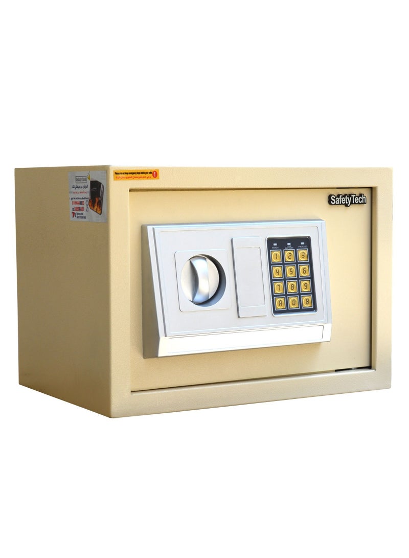 Safety Tech Safety Tech GN25 EIA Digital Safe – Large Size with Dual Emergency Keys & Digital Lock – 25×35×25 cm – 3-Year Warranty  - Image 1