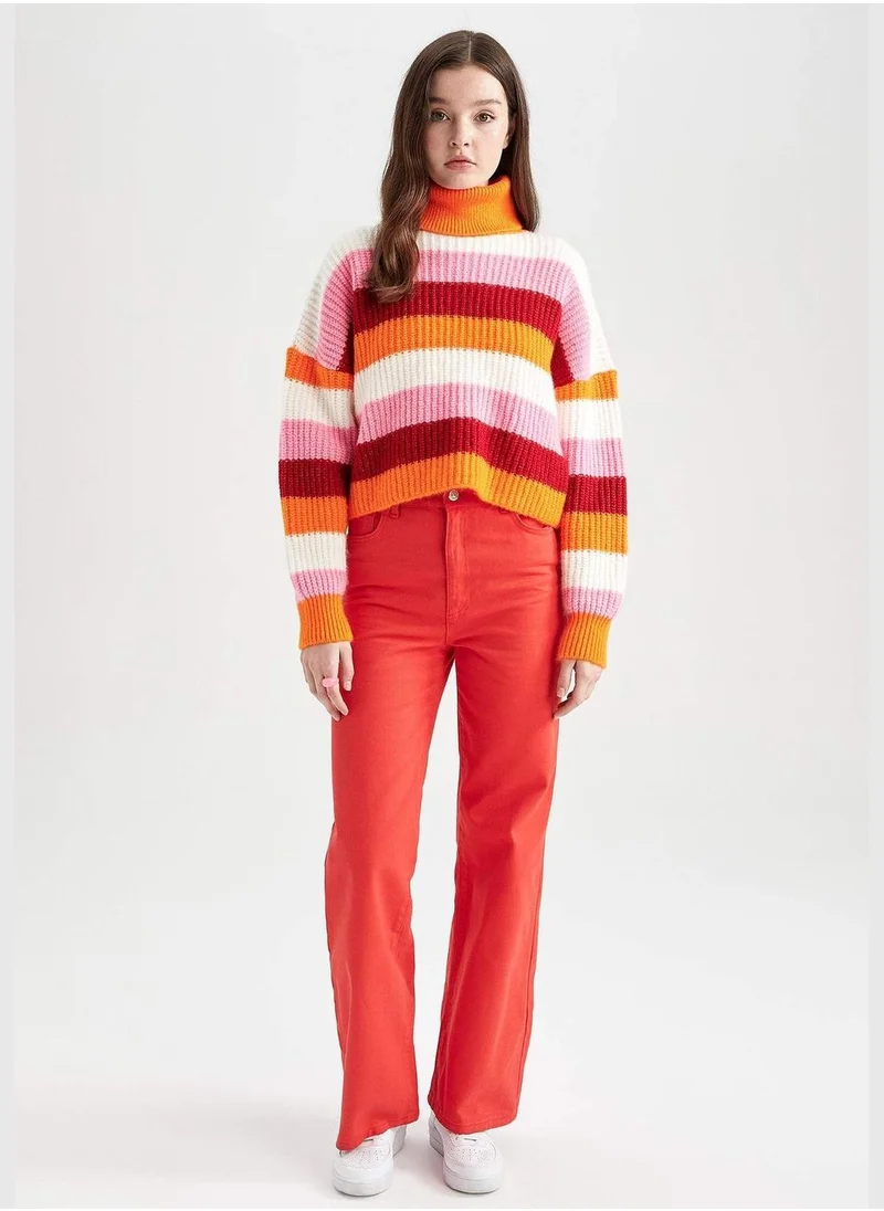 DeFacto Woman Wide Leg Woven Trousers