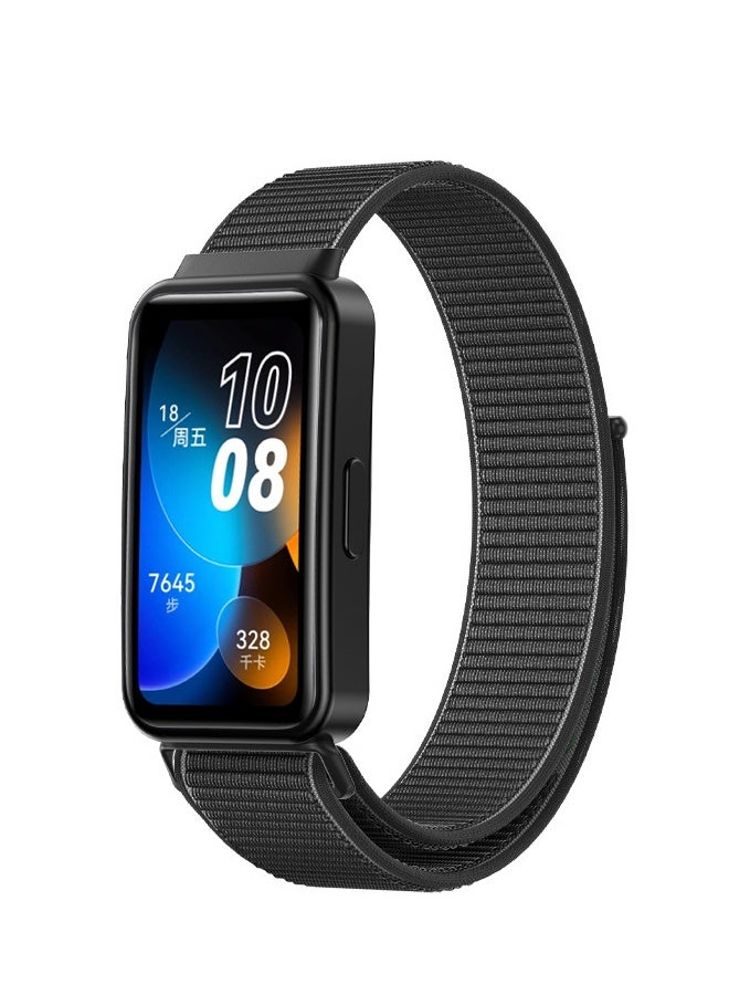 Solo Loop Nylon Bands, Breathable Sport Wristband Adjustable Replacement Strap for Huawei Band 8/9/10 - Image 1