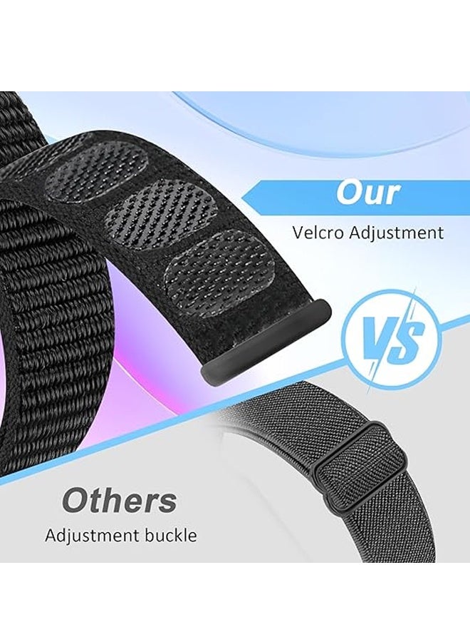 Solo Loop Nylon Bands, Breathable Sport Wristband Adjustable Replacement Strap for Huawei Band 8/9/10 - Image 3