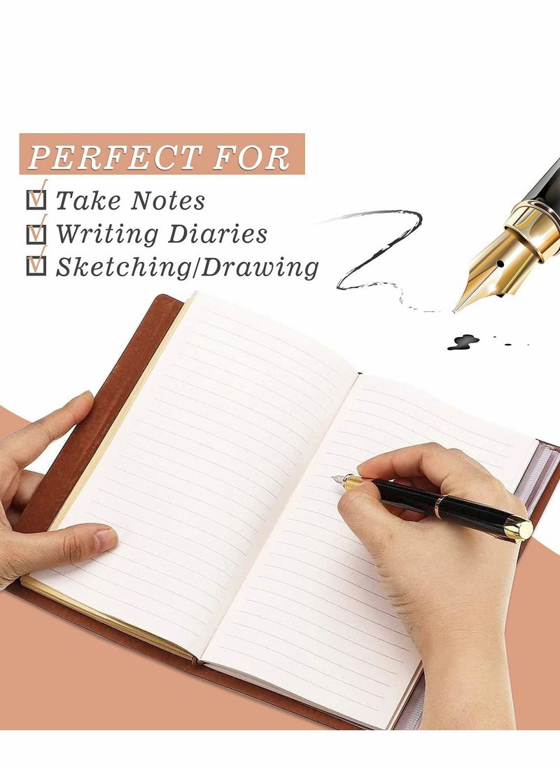 KASTWAVE To My Wife Leather Journal from Husband, Refillable Journal Notebooks, Travel Diary Anniversary Wedding Birthday Gift for Wife from Husband  - Image 3
