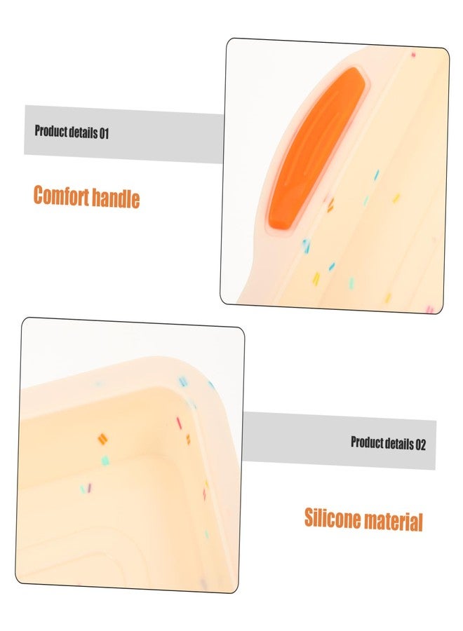 SHOWERORO Non-stick Silicone Square Baking Pan Mold for Brownies and Cakes Flexible Silicone Bakeware for Home Baking and Easy to Square Cake Dish - Image 3