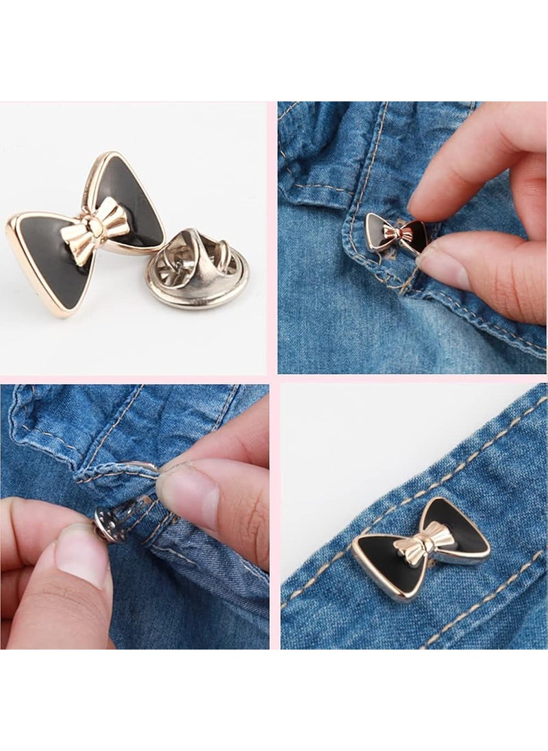 INOVERA (LABEL) INOVERA (LABEL) 20Pcs No-Sew Pearl and Rhinestone Brooch Buttons for Women, Safety Pin Set for Shirts, Jeans, Hats, Bags, DIY Crafts – Decorative Black and White Button Pins, Fashion Accessories  - Image 2