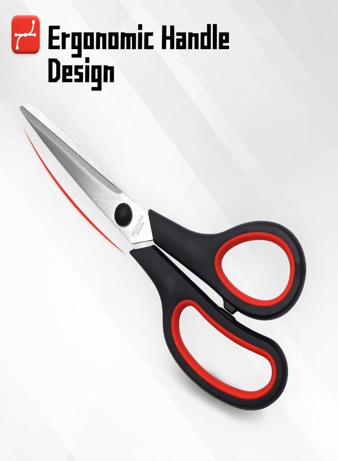 Vitoler Scissors All Purpose Heavy Duty,8.5" Kitchen Scissor for Food,Sewing Fabric Cutting, Right/Left Handed scissors for school - Image 2