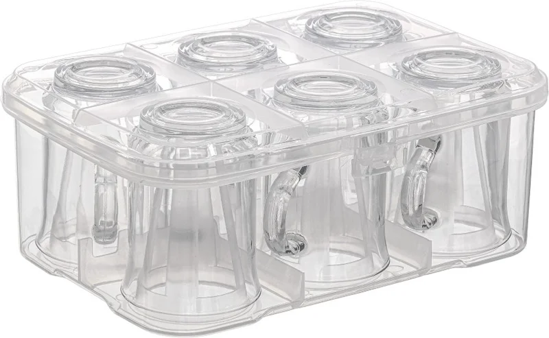 Piev Urve Water Glass Cup Mug Carrying Device Protective Storage Container