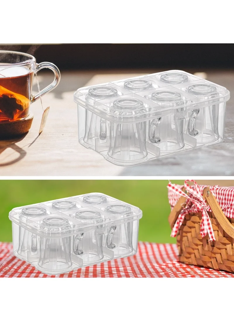 Piev Urve Water Glass Cup Mug Carrying Device Protective Storage Container