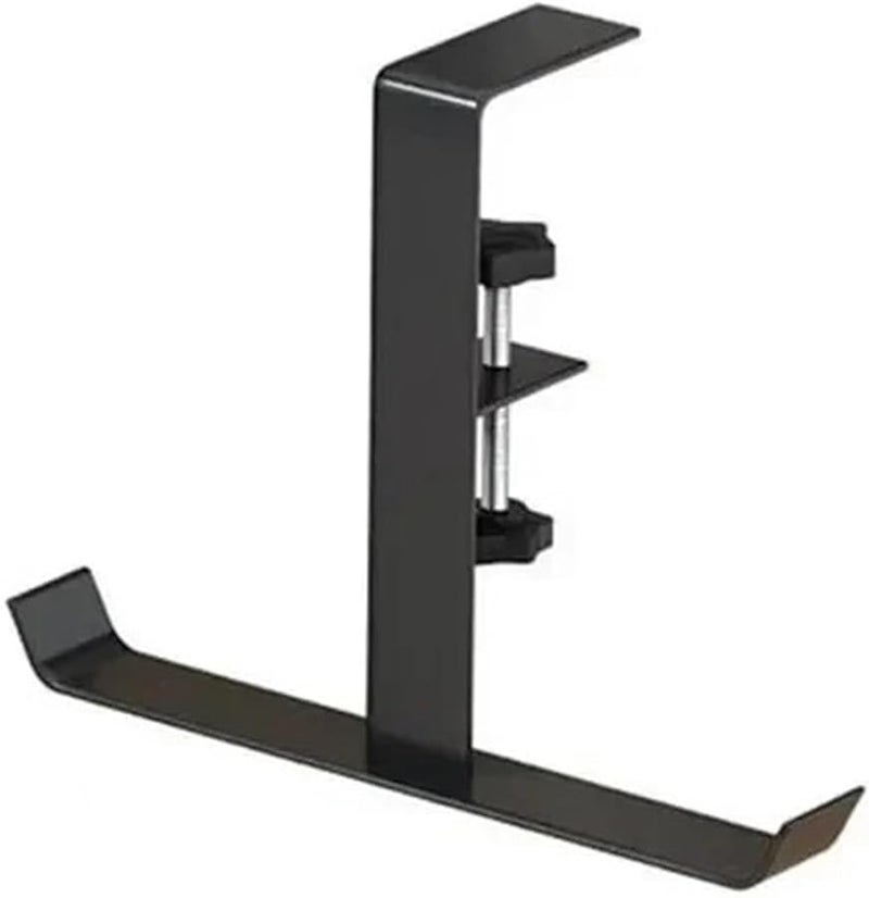 Adjustable Desk Edge Hook No Punching Office Desktop Hanging Bag Hook Black - Image 2