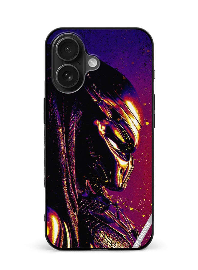 VR CREATIVE Protective Case Cover For Apple iPhone 16 Predator Design Multicolour