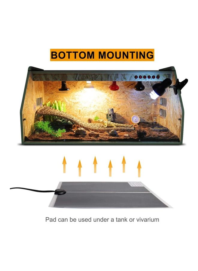 NIBEMINENT Adjustable Temperature Reptile Heating Pad Black - Image 2