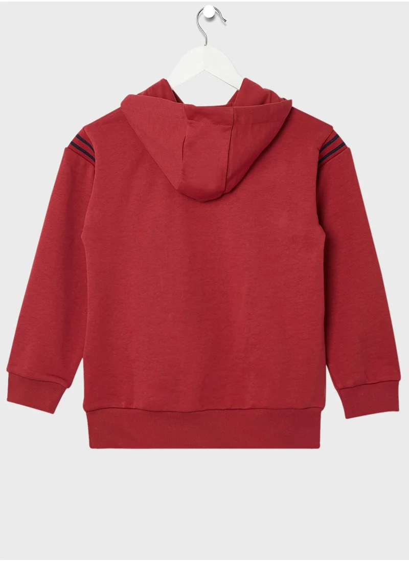 TOMMY HILFIGER Kids Varsity Slouchy Hoodie