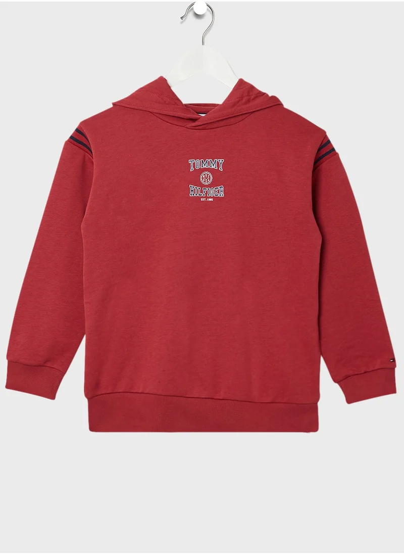 TOMMY HILFIGER Kids Varsity Slouchy Hoodie
