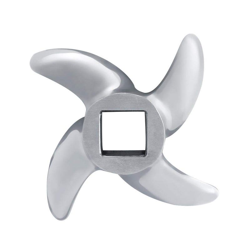 شفرة مطحنة اللحم من الفولاذ المقاوم للصدأ لوحة قطع مفرمة احترافية قطع على شكل صليب بديل لقطع الغيار لمطاحن مفرمة 12