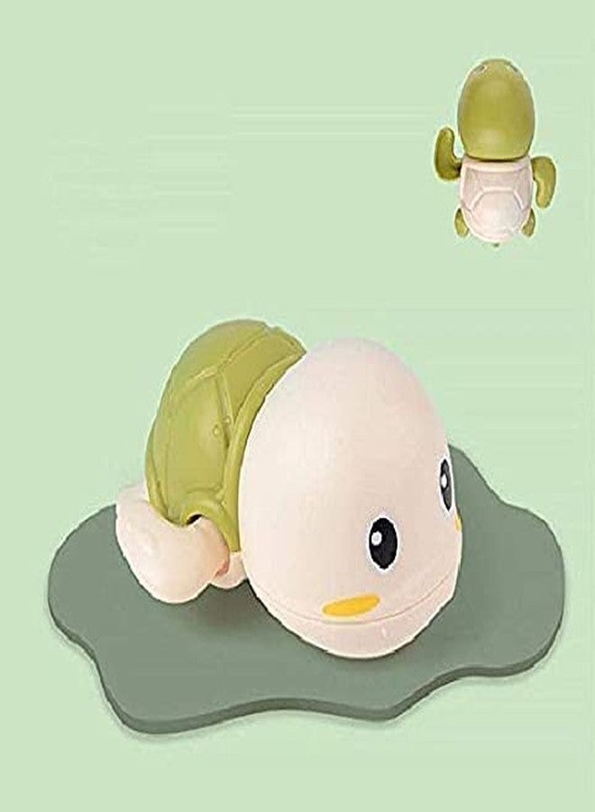 Parshya Floating Cartoon Shower & Scrub Little Tortoise, Bath Animal Turtle Toys for Baby and Kids - Multicolor. (Pack of 3pcs) - Image 5