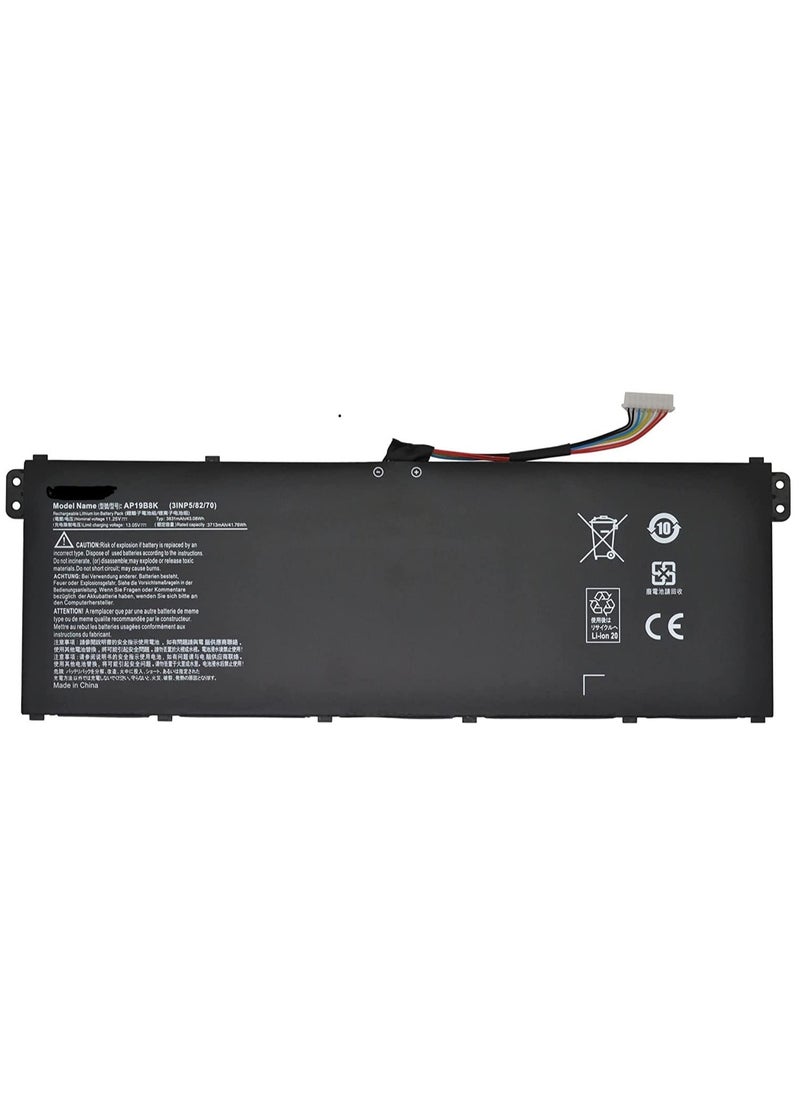 Generic - AP19B8K Laptop Battery for Acer Aspire 3 A314-22 A315-23 A315-56 A315-58 A317-52 A317-53 5 A514-53 A514-54 A515-56 Swift 3 SF314-42 SF314-57 SF314-58 TravelMate P2 TMP214-51 TMP214-52 TMP215-51 - Image 1