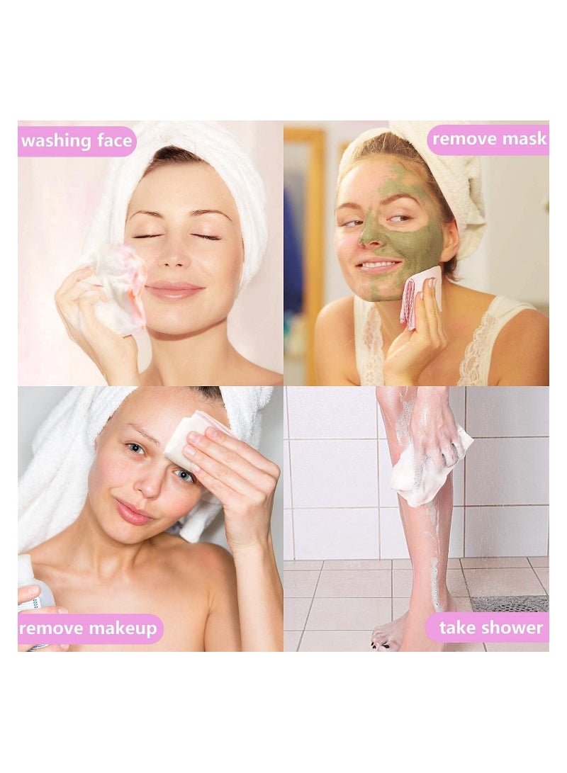 Muslin Face Cloths, Cotton Muslin Cloths Muslin Pack Facial Towels Reusable Cleansing Cloths Remover for Makeup Removal Facial Face Cleaning, 30cmx30cm, for Makeup Removal, Baby Bib(10 Pcs)