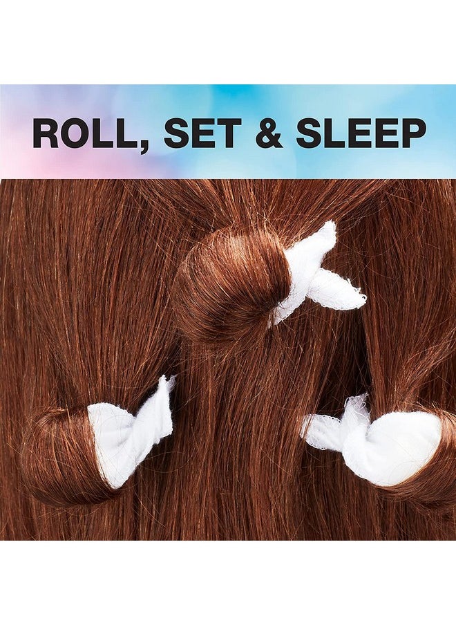 CONAIR Conair Fabric Hair Curlers to Sleep In, Soft Hair Rollers for Natural Curls, Assorted color, 24 Pack  - Image 4