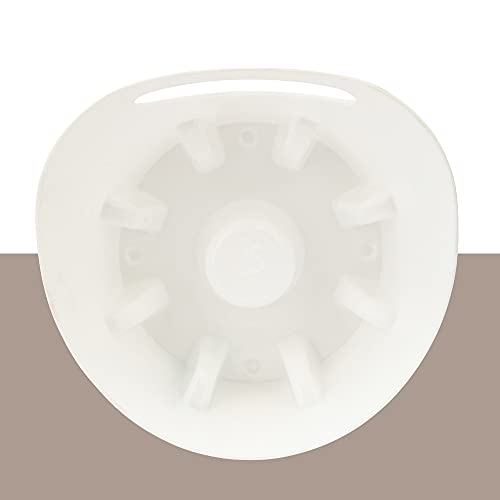 JS Jackson Supplies Universal White Plastic Drip Tray for Toilet Plunger - Image 4