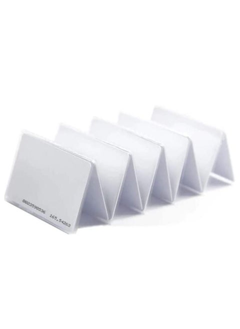 125Khz Time Attendance RFID Cards for Employees, Fixed and Unique Number, Non-Writeable Cards (20pcs)