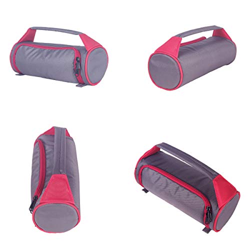 Foonty Polyurethane Daily Use Waterproof Lunch Bag/Tiffin Bag (Grey, FFFLB9006B) - Image 2