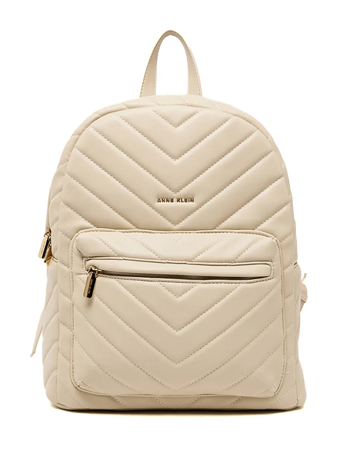 Logo Detail Quilted Backpack