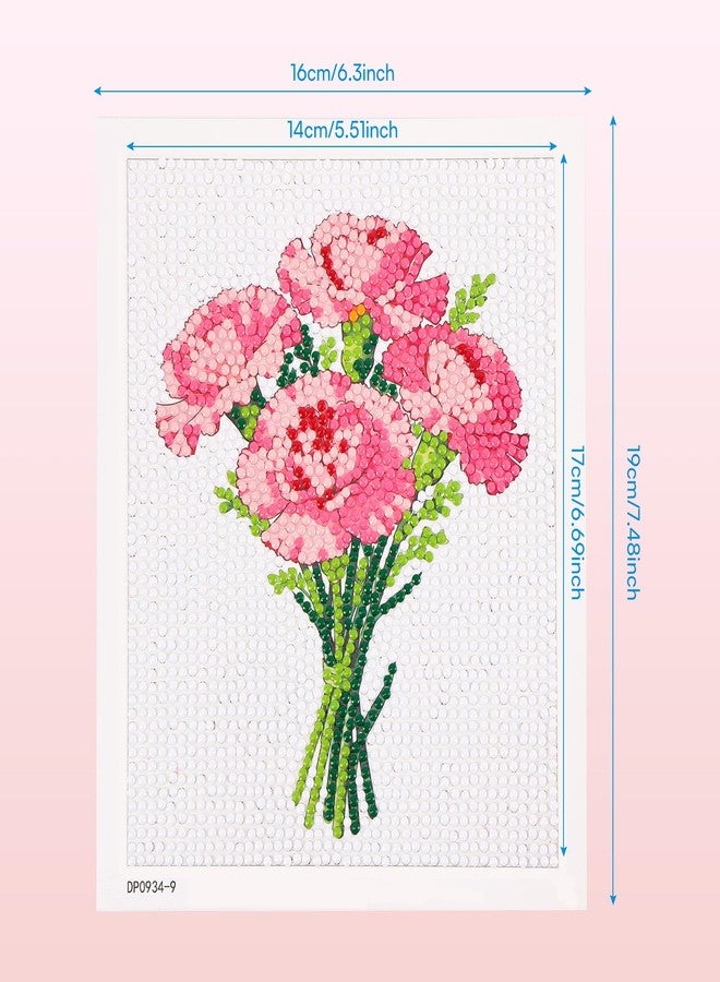 كايدو مجموعة كايدو المكونة من 12 قطعة من لوحات الماس ذات الطابع الزهري للبالغين - حفر كامل، فن الرسم بالأحجار الكريمة خماسي الأبعاد - حرفة مريحة لتزيين جدران المنزل - Image 2