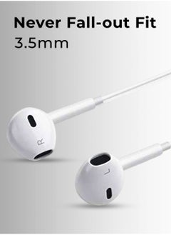 glassology In-ear Headphone 3.5mm Wired Earphone with Microphone Headset Stereo Sound Earphones Compatible with MacBook Pro 2021,iPhone,iPod,iPad,Mac Studio,PS4/ PS5,MP3/4,Android Phone  - Image 4