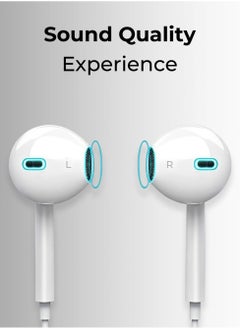 glassology In-ear Headphone 3.5mm Wired Earphone with Microphone Headset Stereo Sound Earphones Compatible with MacBook Pro 2021,iPhone,iPod,iPad,Mac Studio,PS4/ PS5,MP3/4,Android Phone  - Image 5