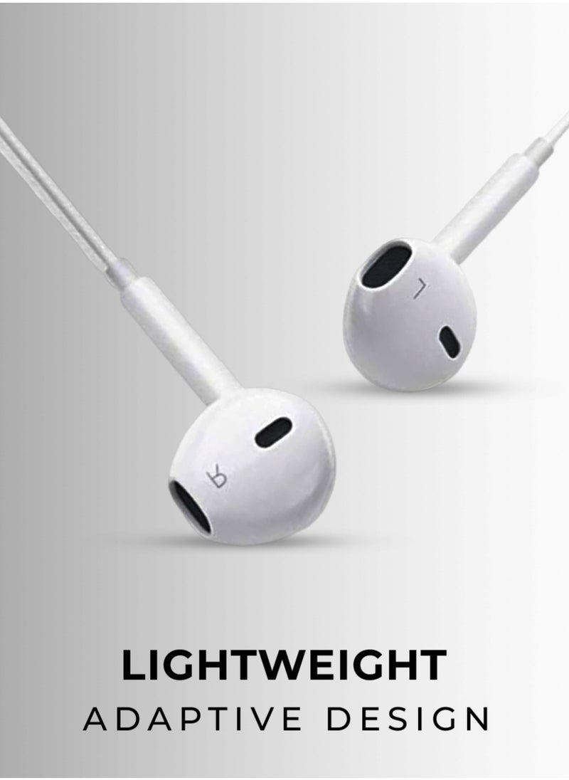 glassology - In-ear Headphone 3.5mm Wired Earphone with Microphone Headset Stereo Sound Earphones Compatible with MacBook Pro 2021,iPhone,iPod,iPad,Mac Studio,PS4/ PS5,MP3/4,Android Phone - Image 1